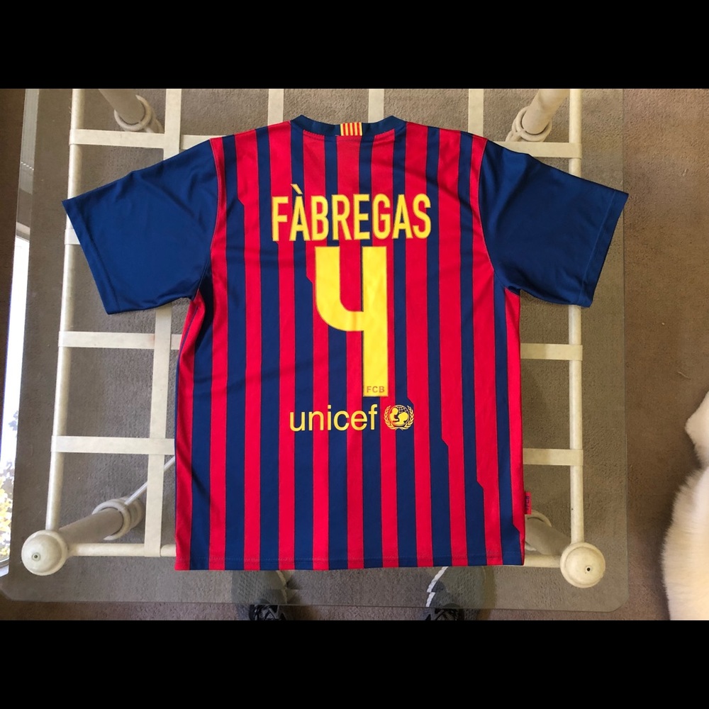 Barcelona jersey Fabregas